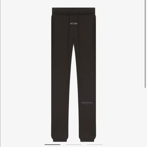 New w/Tags Essentials Fleece Sweatpants Washed Blk